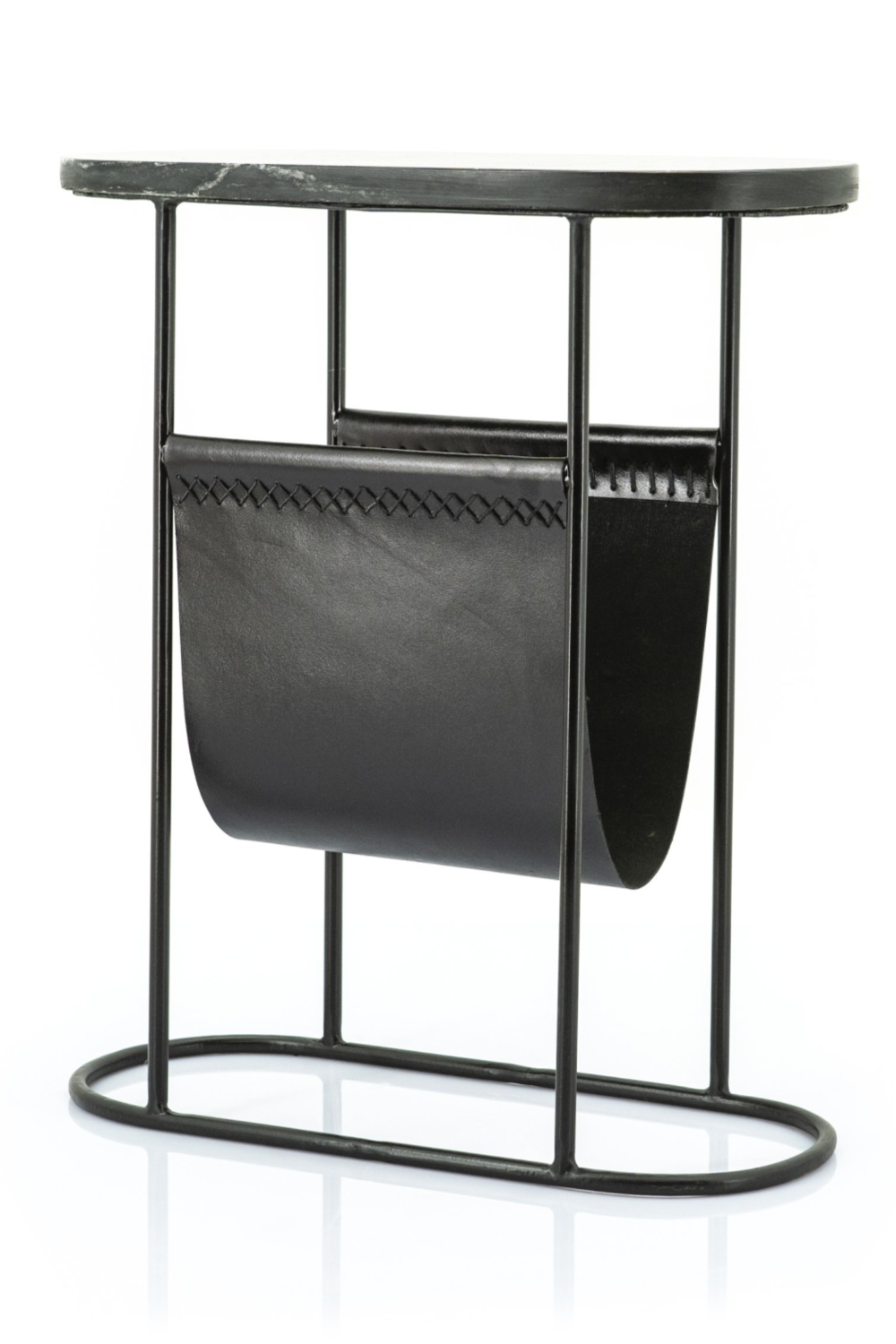 Black Magazine Rack End Table | By-Boo Daily | OROA.com