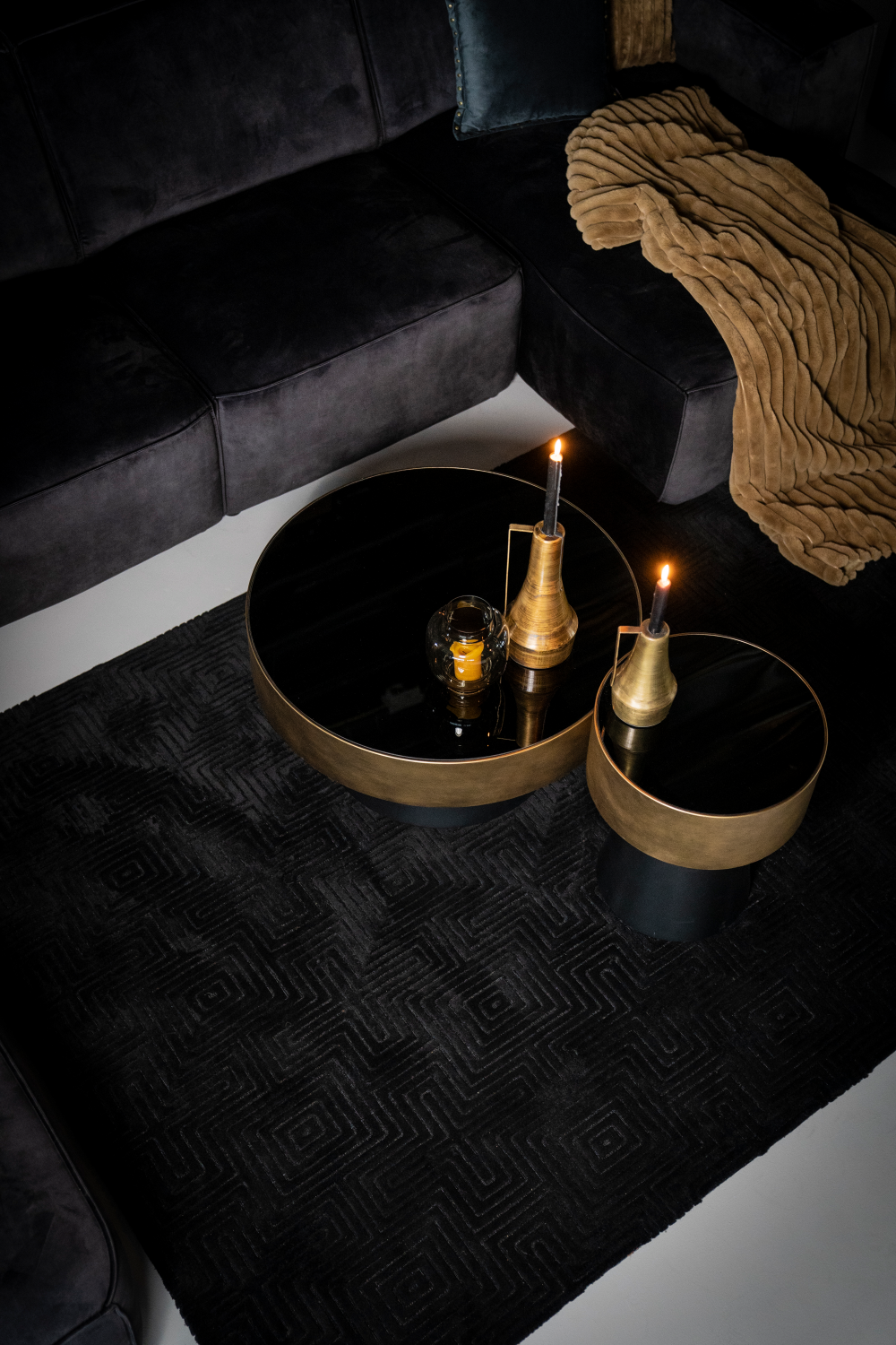 Contemporary Round Coffee Table | By-Boo Bunga | OROA.com