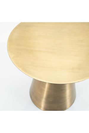 (Open box) Brass Pedestal Side Table | By-Boo Mastic | Oroa.com
