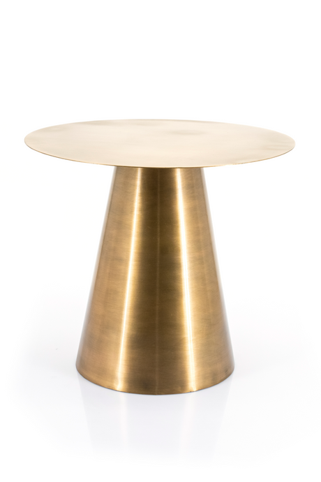 (Open box) Brass Pedestal Side Table | By-Boo Mastic | Oroa.com