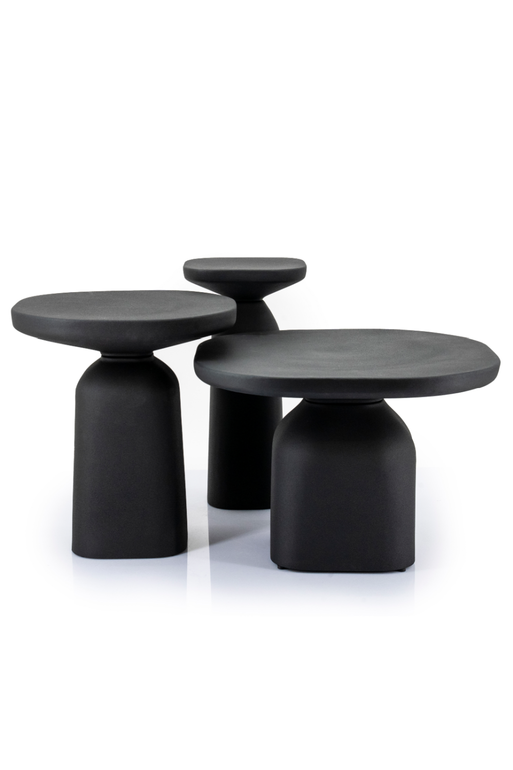 Black Aluminum Side Table | By-Boo Squand | OROA.com