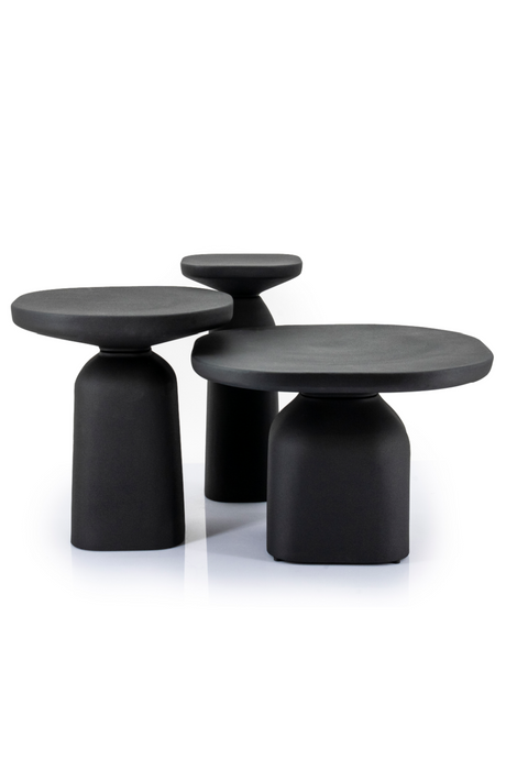 Black Aluminum Side Table | By-Boo Squand | OROA.com