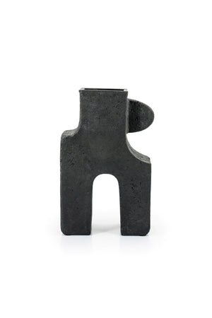 Black Contemporary Vase | By-Boo Tribe | OROA.com