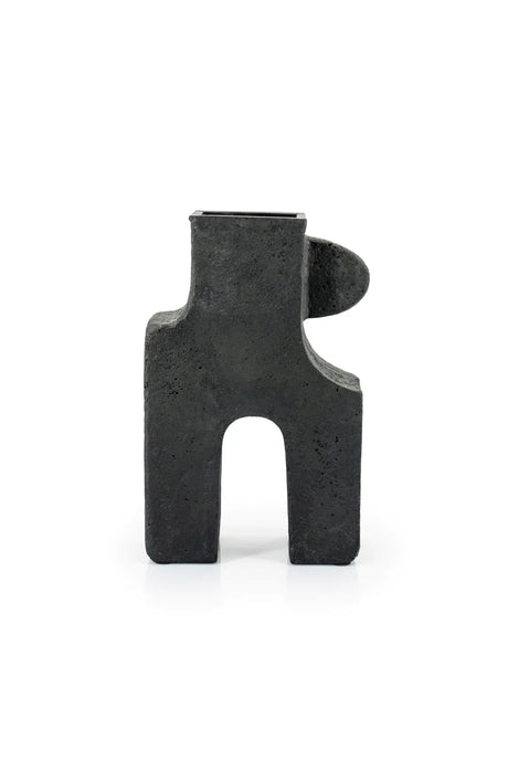 Black Contemporary Vase | By-Boo Tribe | OROA.com