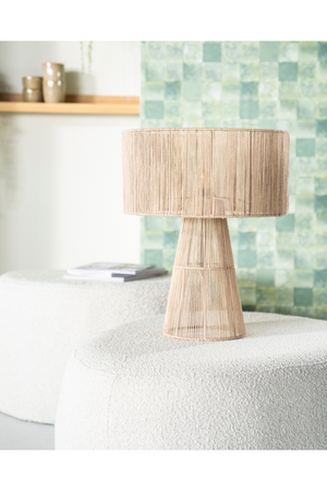 Jute Modern Table Lamp | By-Boo Oshu | OROA.com