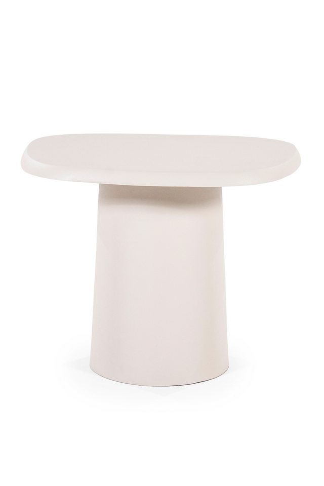 White Aluminum Side Table | By-Boo Sten | OROA.com