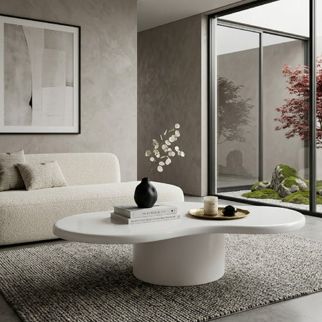   White Organic Coffee Table | Oroa.com