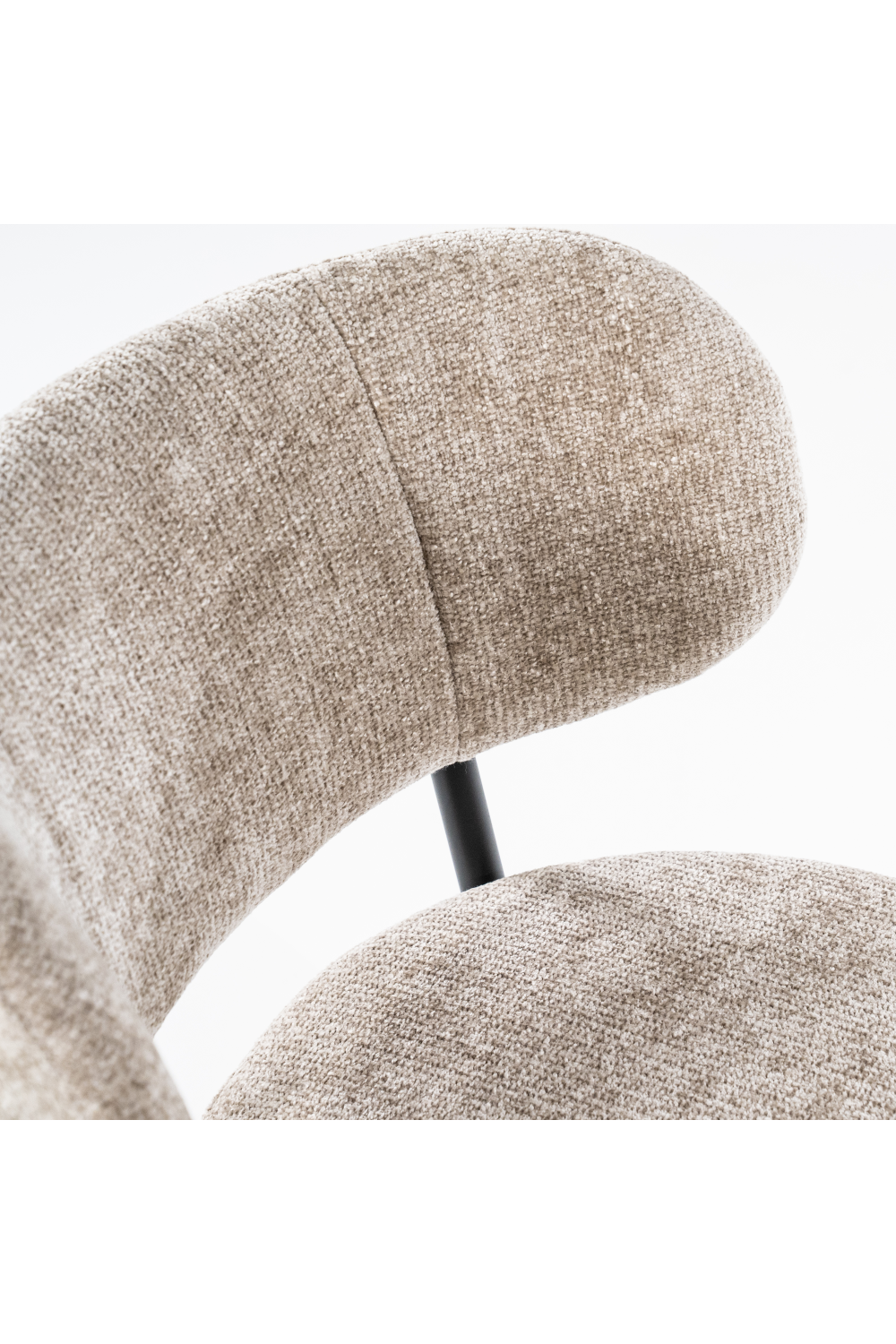 Fabric Minimalist Dining Chairs (2) | By-Boo Oasis | Oroa.com