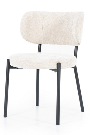 Fabric Minimalist Dining Chairs (2) | By-Boo Oasis | Oroa.com