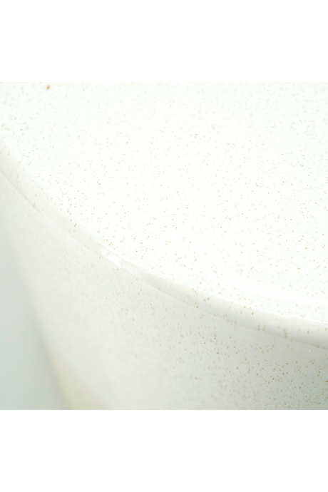 White Ceramic Side Table | By-Boo Tone | OROA.com