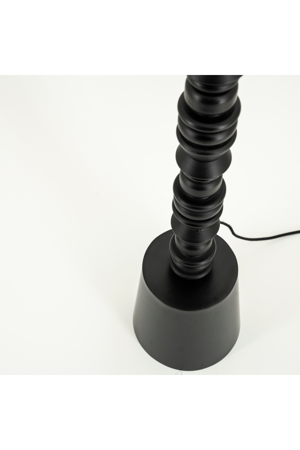 White Fabric Shade Floor Lamp | By-Boo Pulse | OROA.com