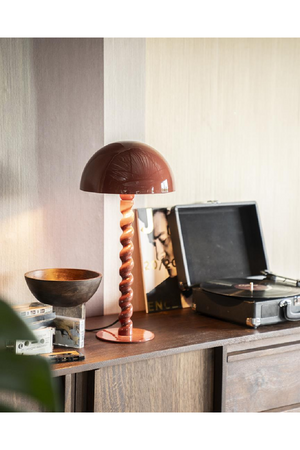 Twisted Metal Table Lamp | By-Boo Luox