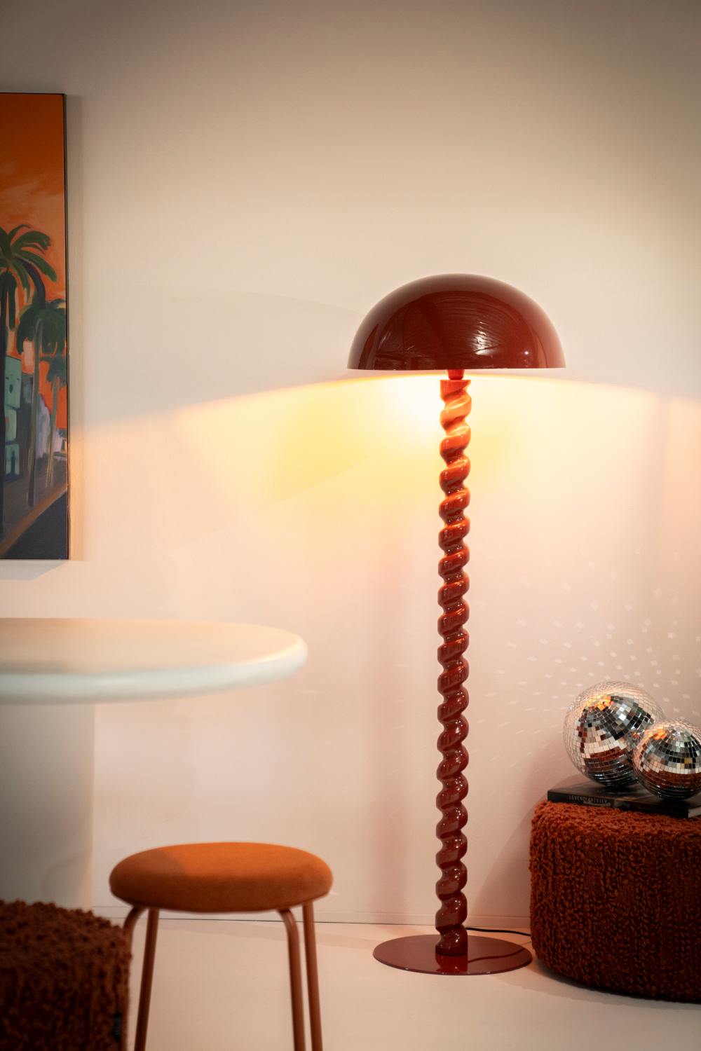 Twisted Metal Floor Lamp | By-Boo Luox | Oroa.com