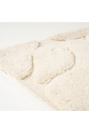 White Wool Blend Rug | By-Boo Kala | OROA.com