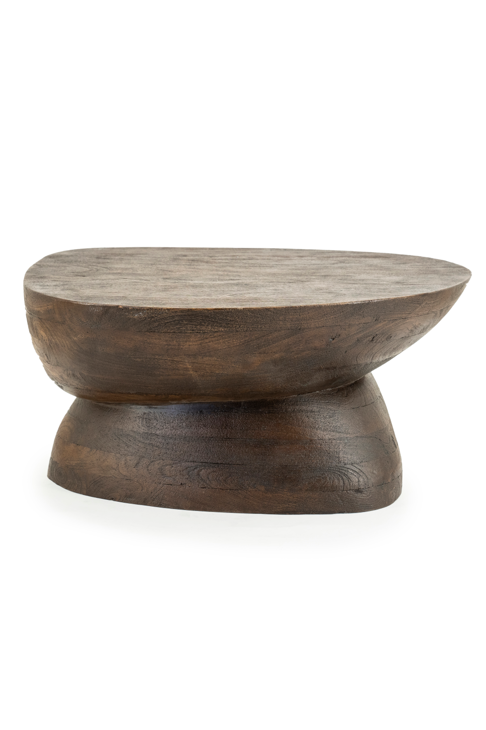 Wooden Organic Coffee Table | By-Boo Cobble
