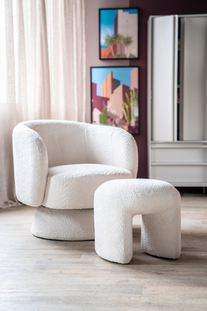 Upholstered Modern Stool | By-Boo Sahi | Oroa.com