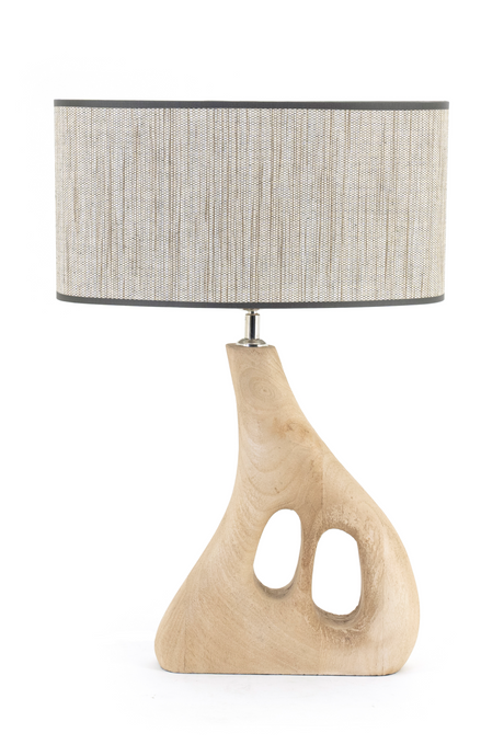 Natural Organic-Shaped Base Table Lamp | By-Boo Shiboo | OROA.com