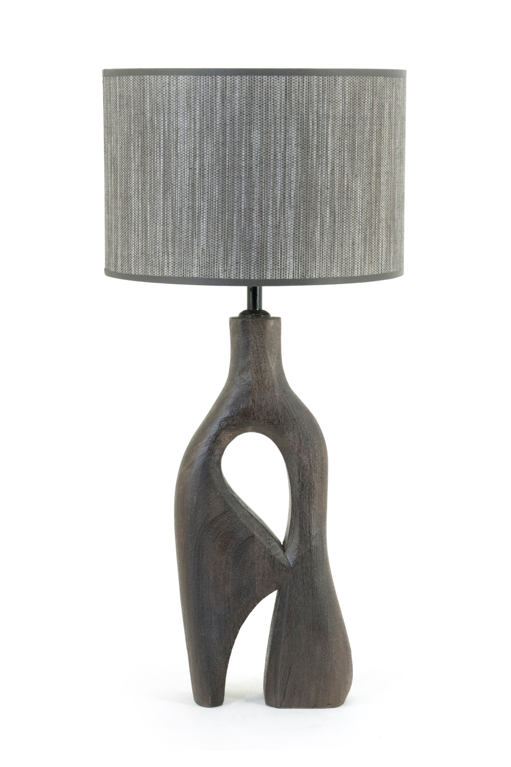 Brown Organic-Shaped Base Table Lamp | By-Boo Shiboo | OROA.com