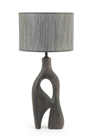 Brown Organic-Shaped Base Table Lamp | By-Boo Shiboo | OROA.com