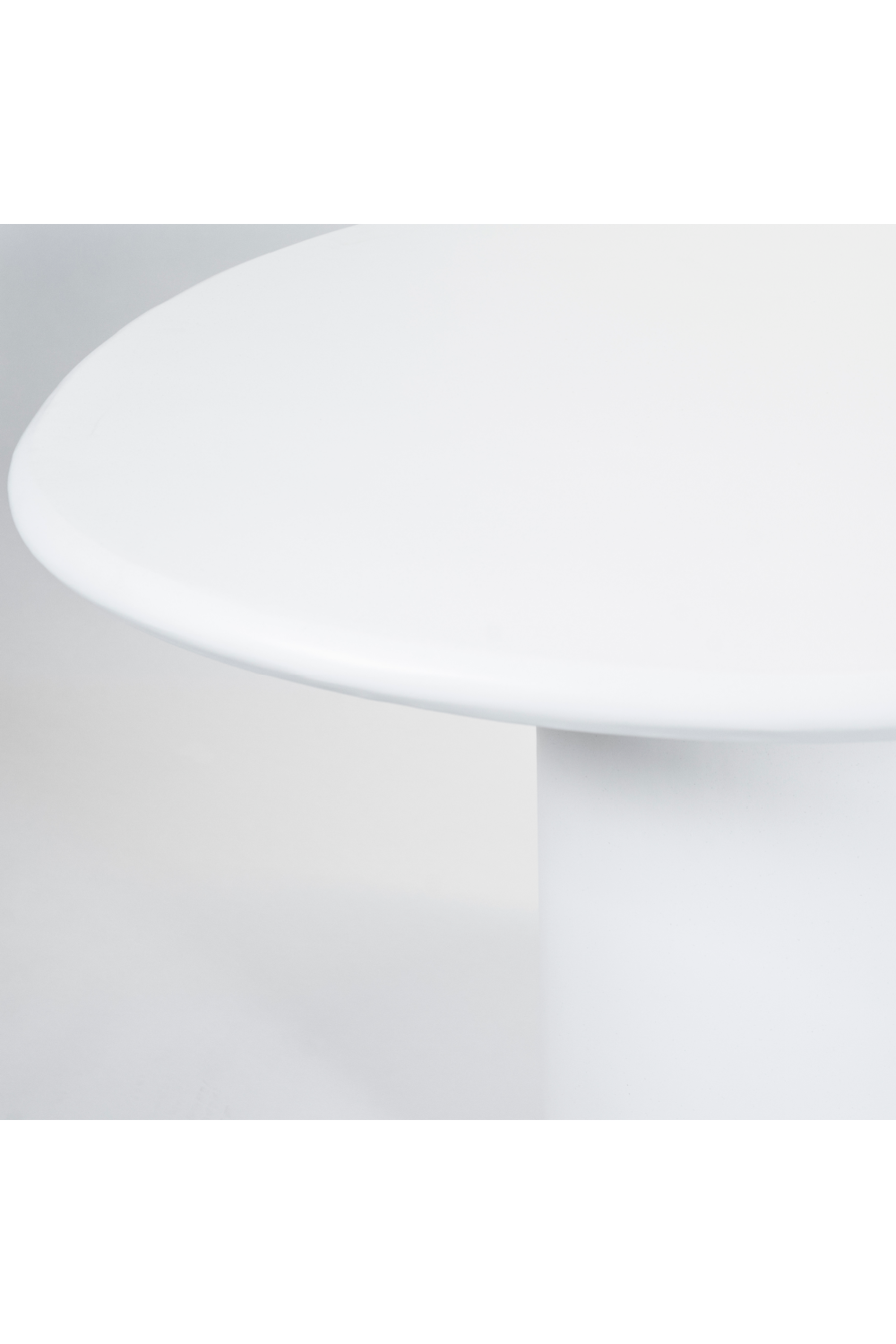 White Glass Organic Dining Table | By-Boo Seki | OROA.com