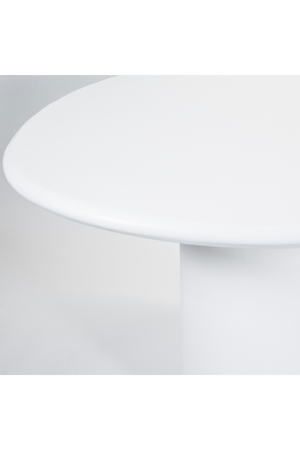 White Glass Organic Dining Table | By-Boo Seki | OROA.com