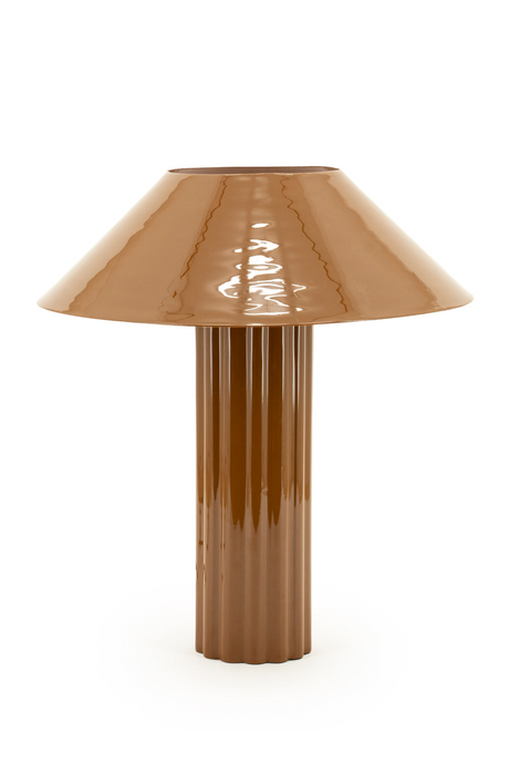 Glazed Iron Table Lamp | By-Boo Pallas | OROA.com