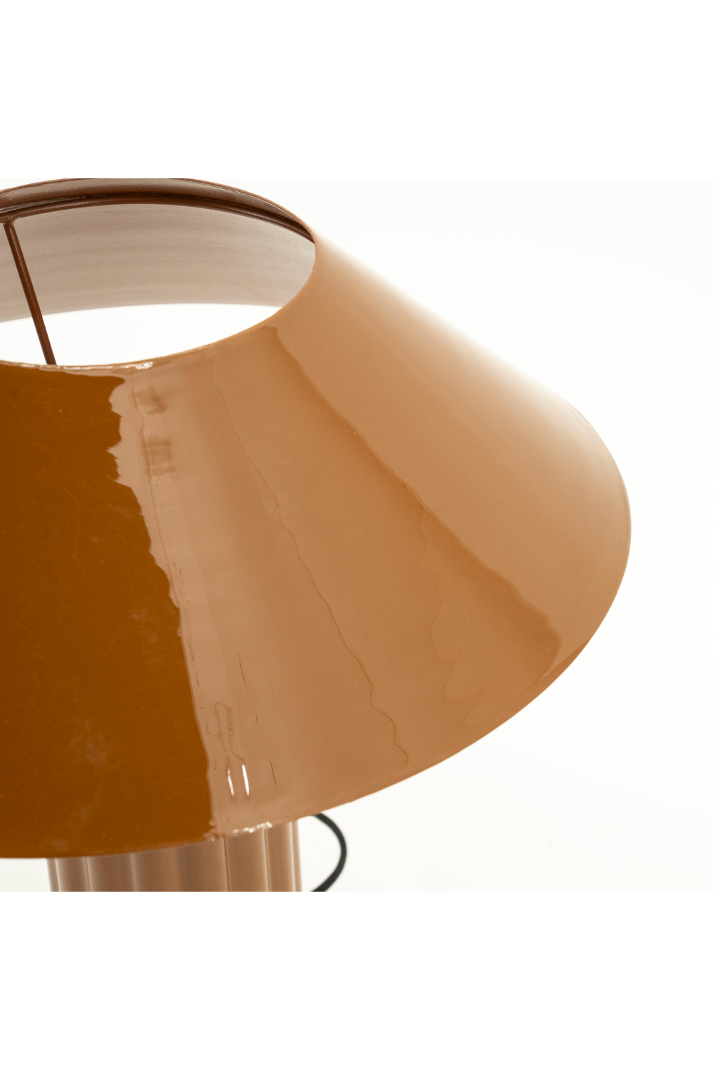 Glazed Iron Table Lamp | By-Boo Pallas | OROA.com
