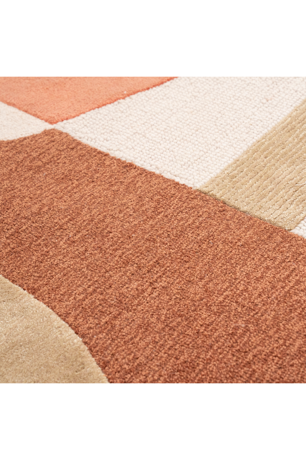 Patterned Wool Rug 6' x 10' | By-Boo Kazi | OROA.com