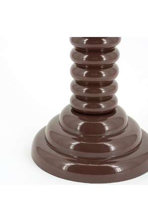 Aluminum Pedestal Side Table | By-Boo Basco