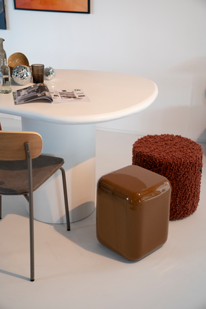 Round Upholstered Stool S | By-Boo Vista | OROA.com