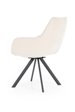 Upholstered Swivel Armchair (2) | By-Boo Bliss | OROA.com