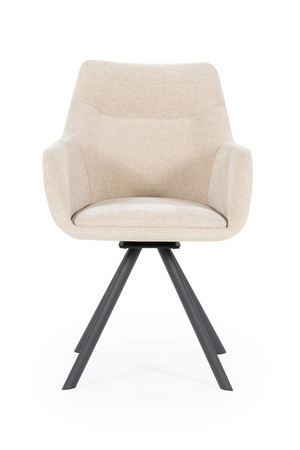 Upholstered Swivel Armchair (2) | By-Boo Bliss | OROA.com