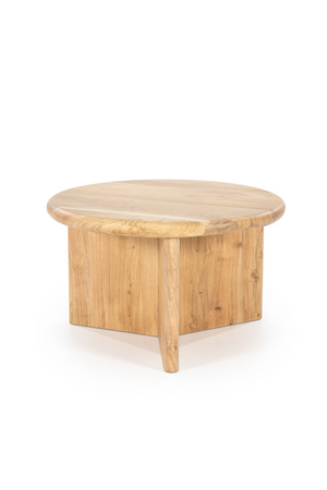 Round Wooden Coffee Table M | By-Boo Leoti | OROA.com