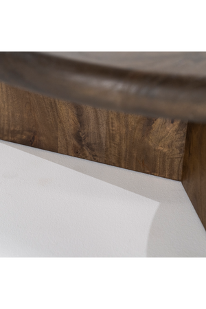 Round Wooden Coffee Table L | By-Boo Leoti | OROA.com