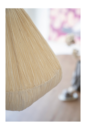 Handmade Paper Pendant Lamp | By-Boo Lokta | OROA.com