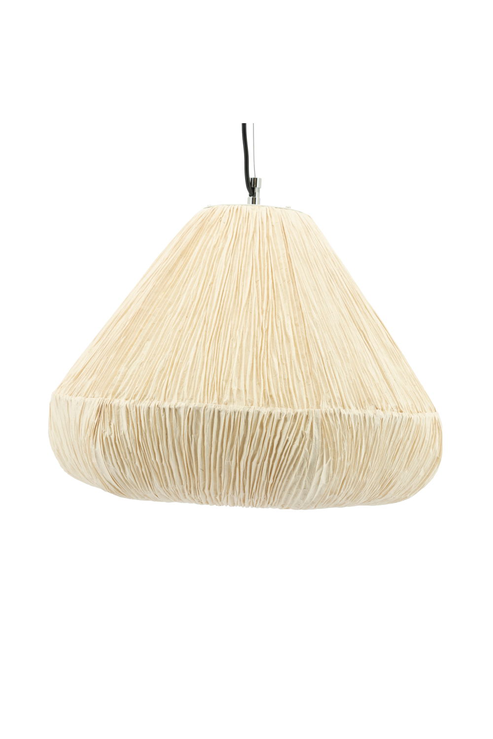 Handmade Paper Pendant Lamp | By-Boo Lokta | OROA.com