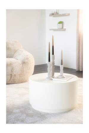 Round Iron Coffee Table | By-Boo Mesita | OROA.com