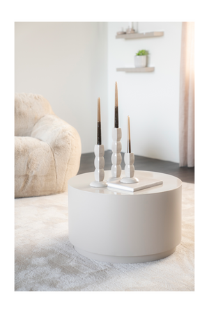 Round Iron Coffee Table | By-Boo Mesita | OROA.com