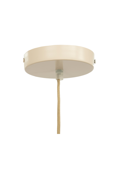 Beige Cylindrical Pendant Lamp | By-Boo Cylin | OROA.com