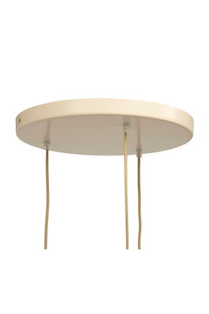 Beige Cylindrical Pendant Lamp | By-Boo Cylin | OROA.com