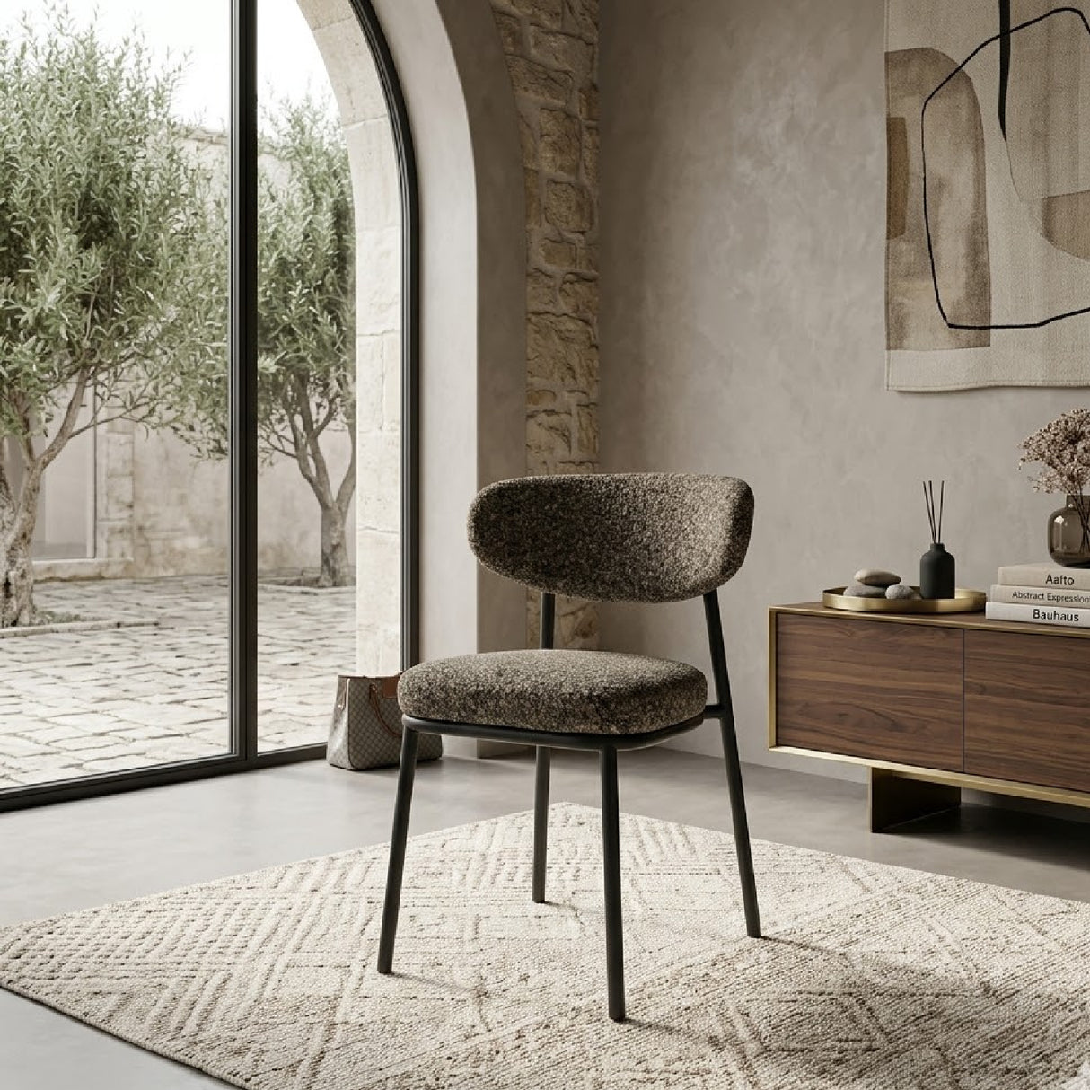   Fabric Padded Dining Chair | Oroa.com