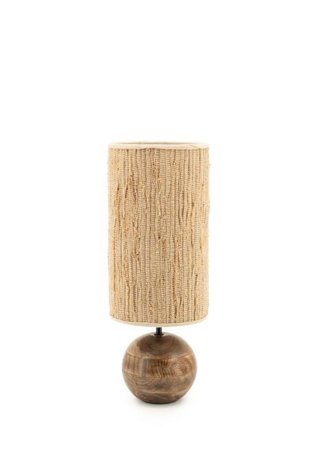 Natural Jute Table Lamp | By-Boo Gadja | OROA.com