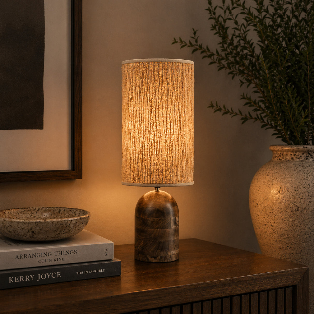   Natural Jute Table Lamp | Oroa.com