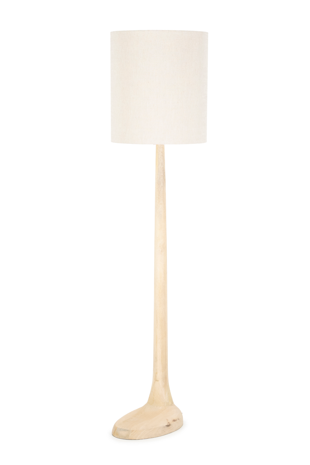Mango Wood Base Floor Lamp | By-Boo Rine | OROA.com