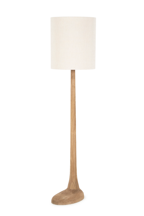 Mango Wood Base Floor Lamp | By-Boo Rine | OROA.com