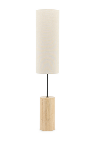 Cylindrical Travertine Table Lamp | By-Boo Amara | OROA.com