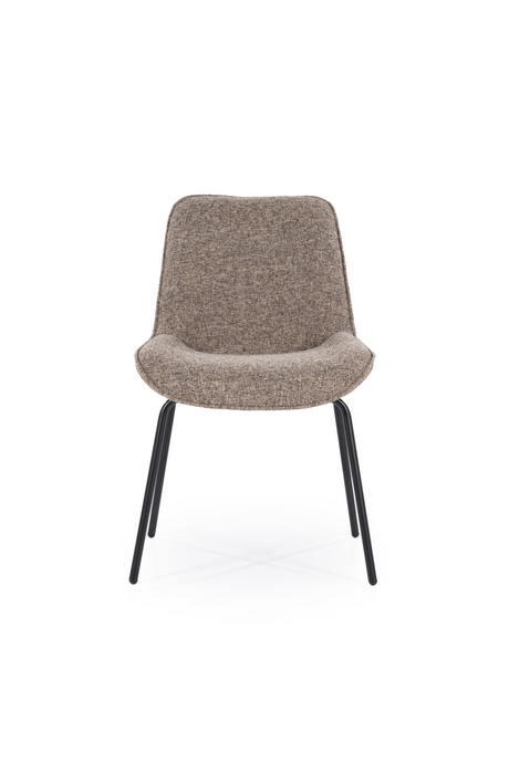 Minimalist Upholstered Dining Chairs (2) | By-Boo Base | OROA.com