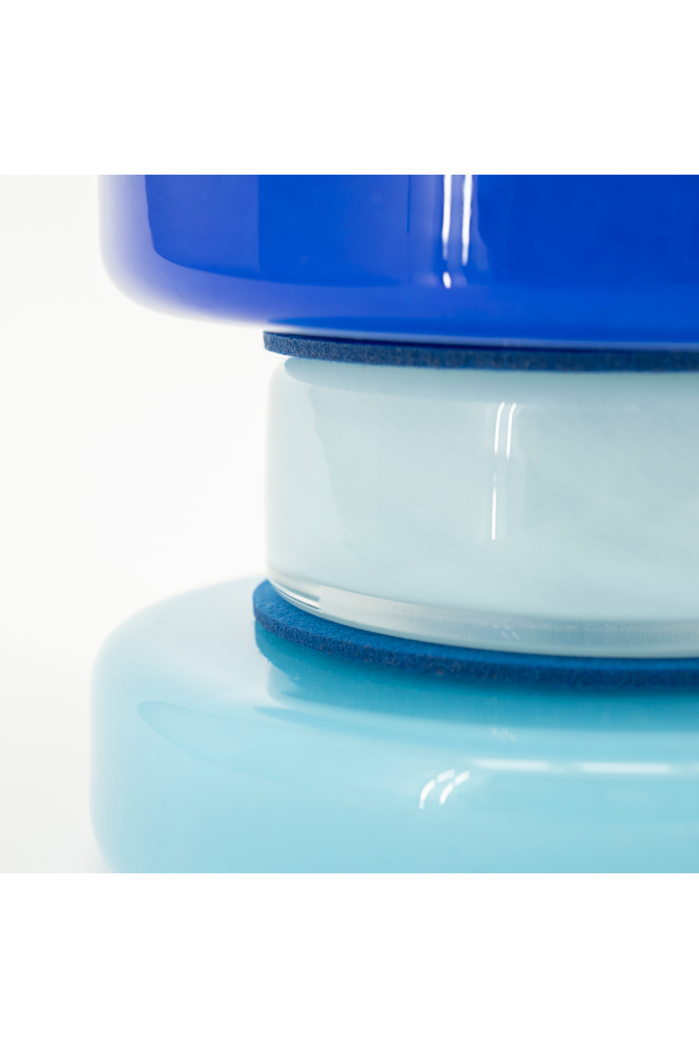 Stacked Glass Bud Vase | By-Boo Collars | OROA.com