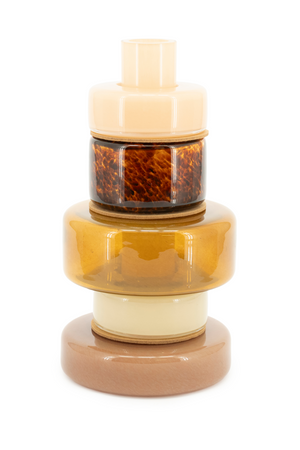 Stacked Glass Bud Vase | By-Boo Collars | OROA.com