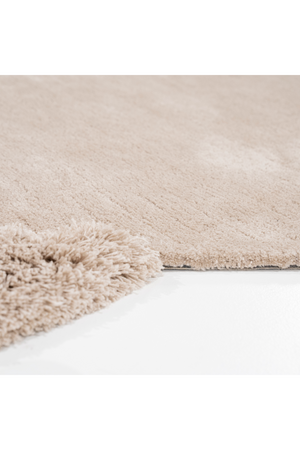 Beige Tufted Organic Carpet | By-Boo Beach | OROA.com